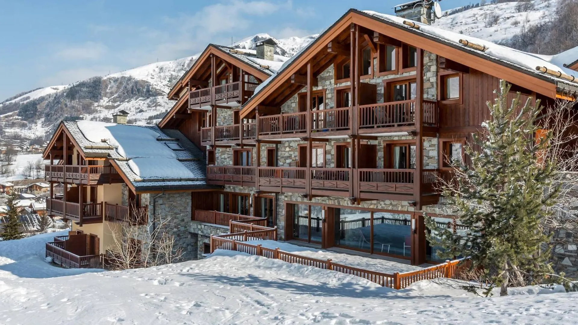 Chalet 3 Chambres Avec Spa Et Piscine, Pied Des Pistes - Fr-1-461-25 Saint-Martin-de-Belleville